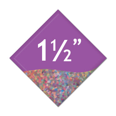 Custom 1.5 inch Diamond Buttons