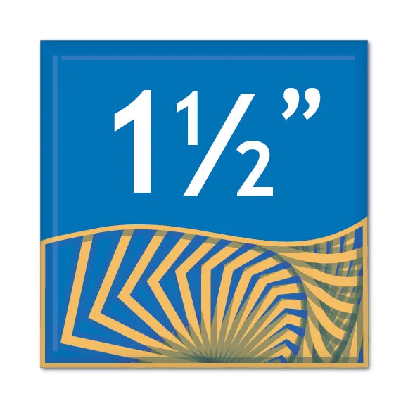 Custom 1.5 inch Square Buttons