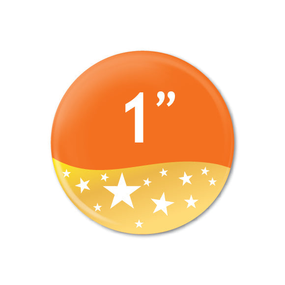 25-Pack of Custom Buttons - Fast Turn Around & Shipping Included