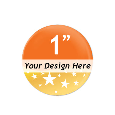 1 inch Clip Back Custom Button