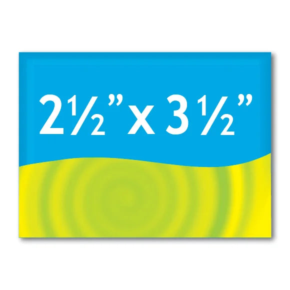 Custom 2.5 x 3.5 inch Rectangle Buttons