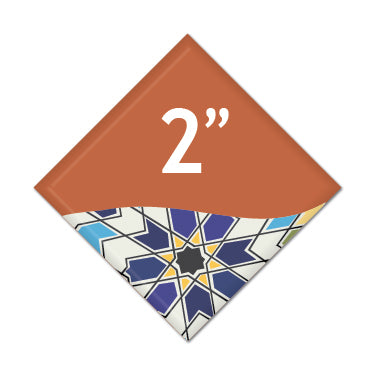 Custom 2 inch Diamond Buttons