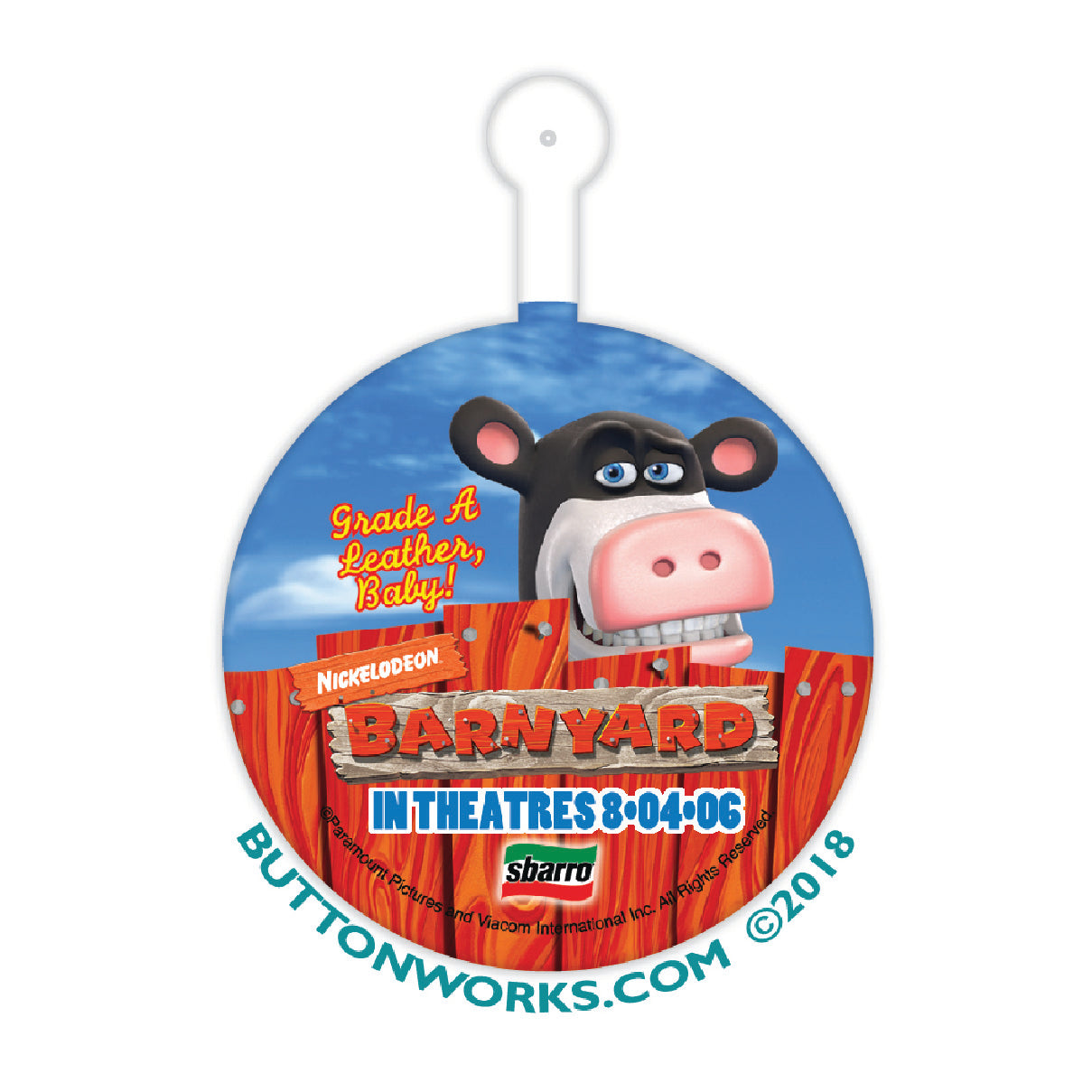 Custom 2 inch Metal Litho Tab Buttons