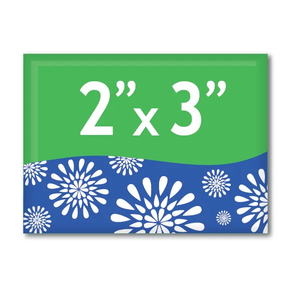 Custom 2x3 inch Rectangle Buttons