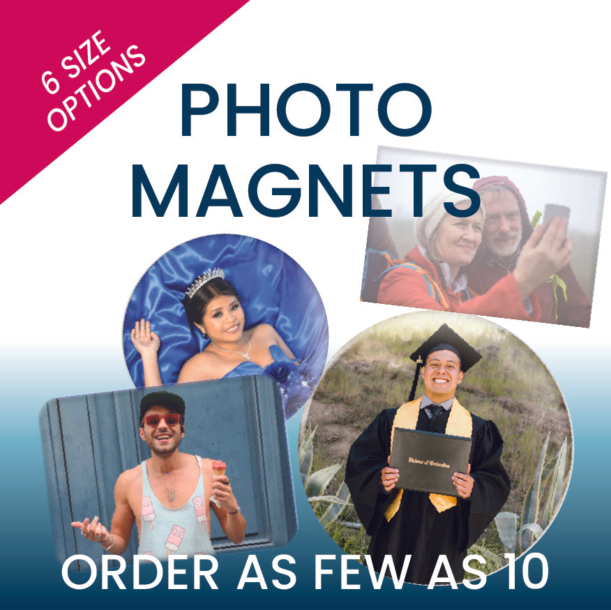 Custom Photo Button Magnets