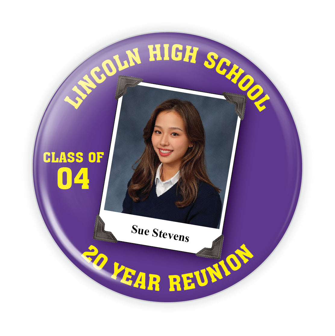 Reunion Photo Button - Semi Custom Design D-4111