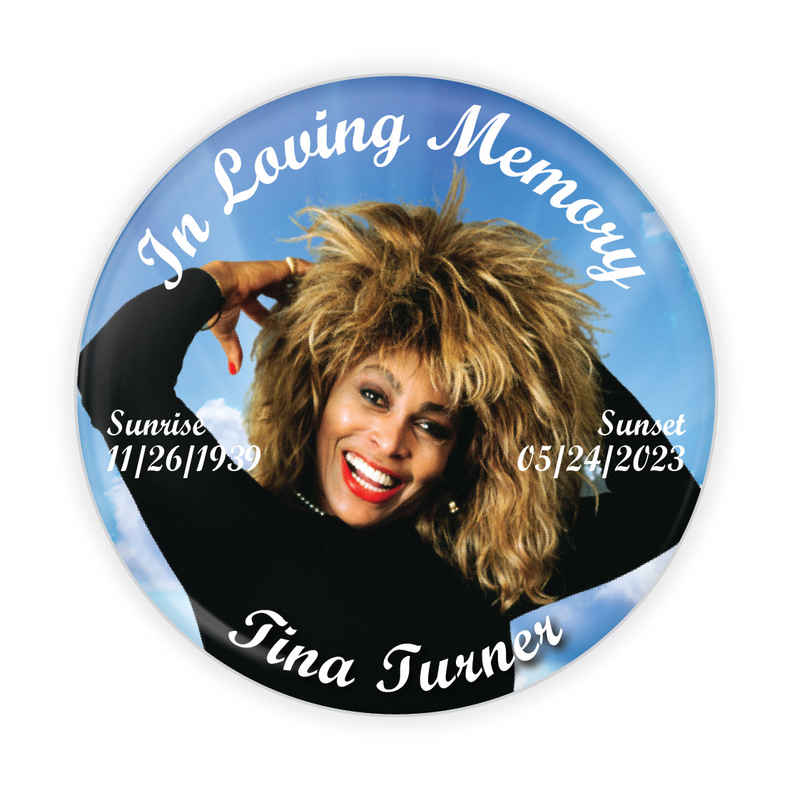 Memorial Photo Button - Semi Custom Design D-5000