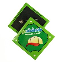 Custom 2 inch Diamond Buttons