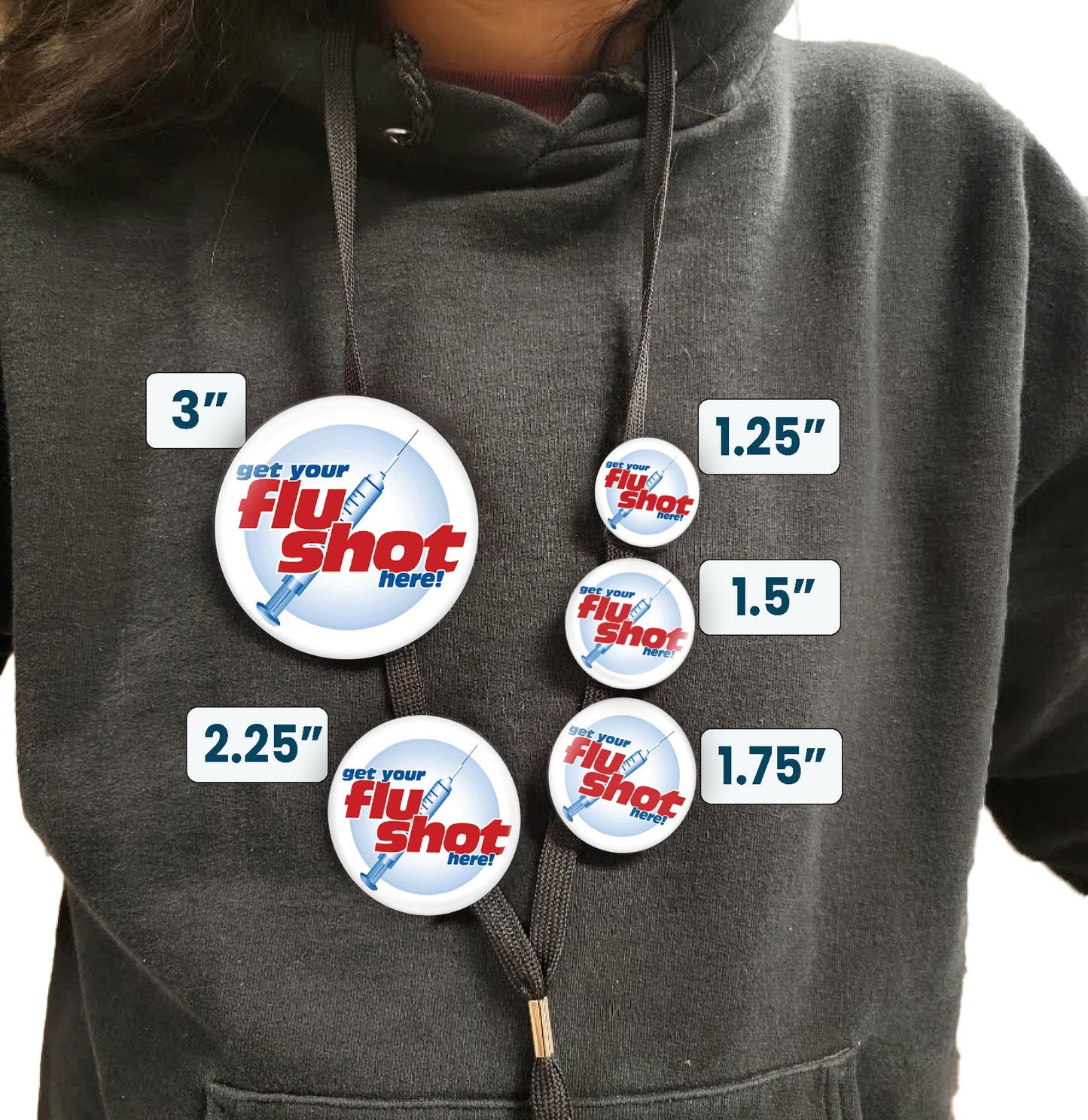 Healthcare Pin Healthcare Button