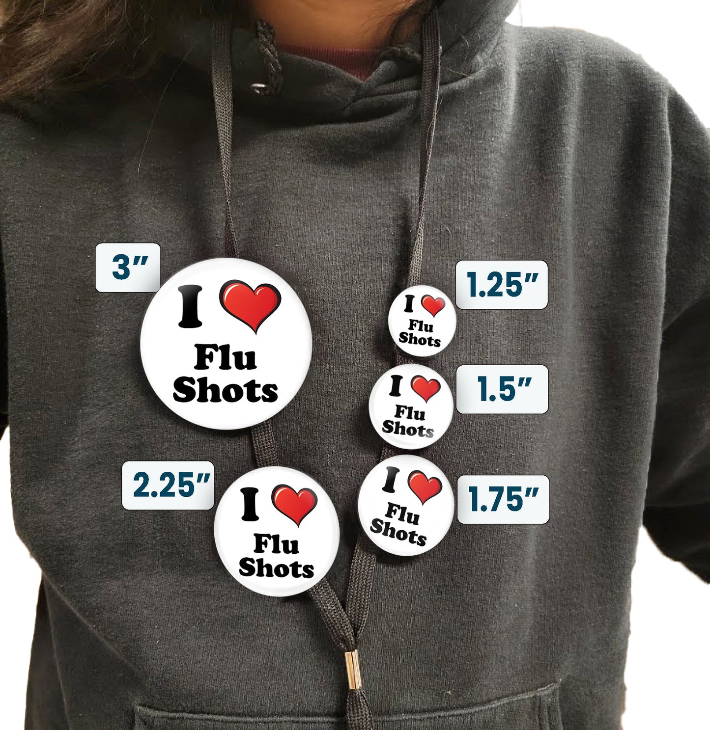 Healthcare Pin Healthcare Button