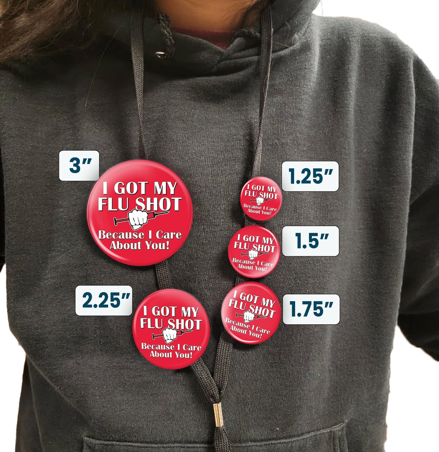 Healthcare Pin Healthcare Button