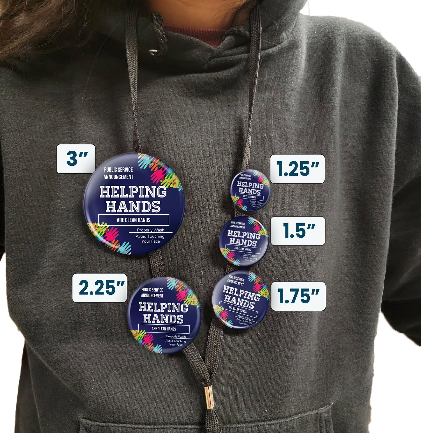 Healthcare Pin Healthcare Button