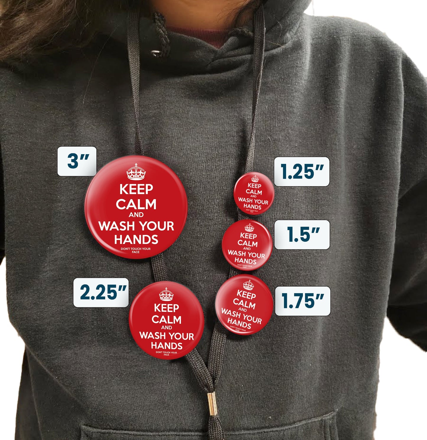 Healthcare Pin Healthcare Button