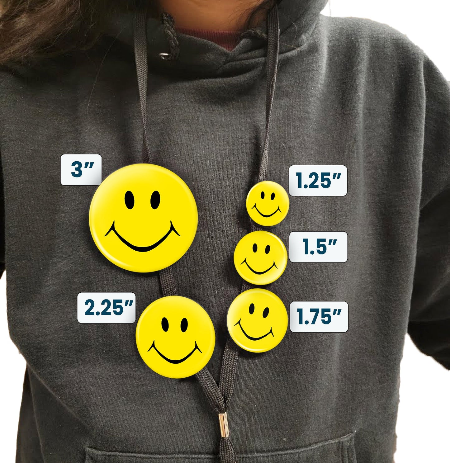 Smiley Face Button Smiley Face Pin