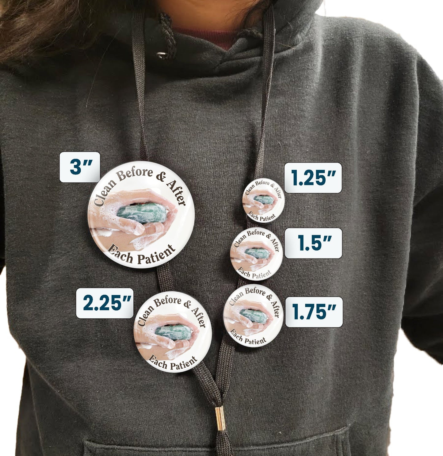 Healthcare Pin Healthcare Button