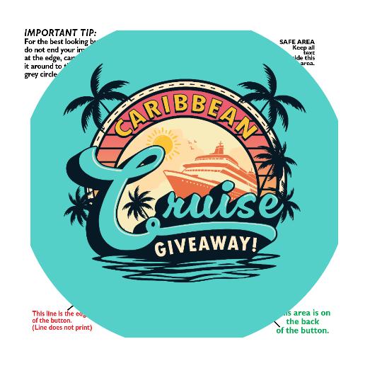 Custom 3.5 inch Buttons