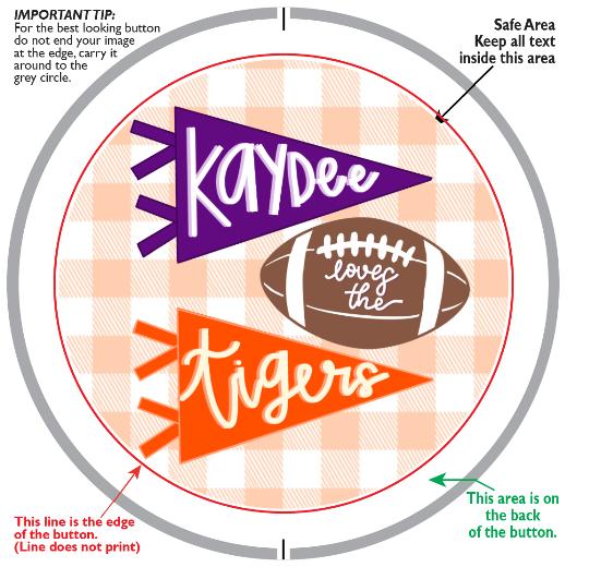 Custom 3" inch Buttons