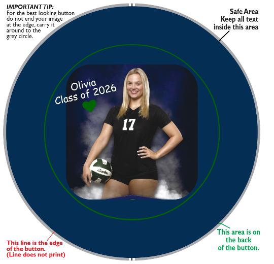 Custom 3" inch Buttons