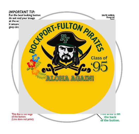 Custom 3.5 inch Buttons