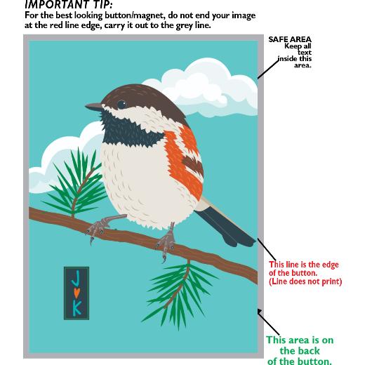 Custom Fridge Magnets 3x2 inch