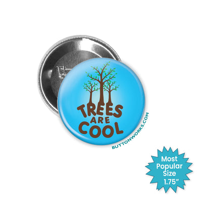 Earth Day Tree Button Pin