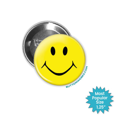 Smiley Face Pin Smiley Face Button