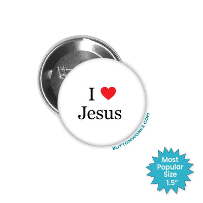 I Love Jesus Button I Love Jesus Pin